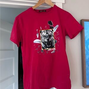 Roberto Cavalli Red Tee Shirt